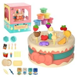 Epik DIY Handgemachte Farbige Tonspielzeuge Multifunktionale Kuchenmaschine Burgermaschine Lebensmittelherstellungsmaschine