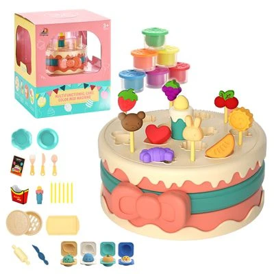 Epik DIY Handgemachte Farbige Tonspielzeuge Multifunktionale Kuchenmaschine Burgermaschine Lebensmittelherstellungsmaschine 1 Epik DIY Handgemachte Farbige Tonspielzeuge Multifunktionale Kuchenmaschine Burgermaschine Lebensmittelherstellungsmaschine