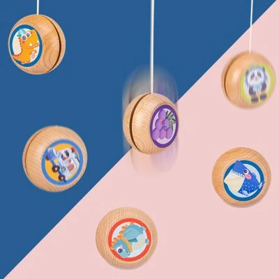 Epik Holz-Jo-Jo Für Kinder Dekompressionsspielzeug Für Kinder 3 Epik Holz-Jo-Jo Für Kinder Dekompressionsspielzeug Für Kinder – Bild 3