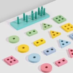 Epik Lernspielzeug Für Die Frühkindliche Bildung Hölzerne Geometrische Form Kognitive Passende Bausteine 6 Epik Lernspielzeug Für Die Frühkindliche Bildung Hölzerne Geometrische Form Kognitive Passende Bausteine -Epik 29139780 03