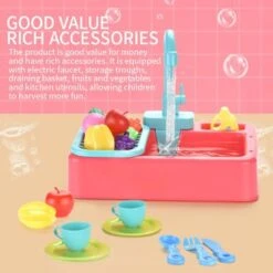 Epik Waschbecken Spielzeug Für Kinder Elektrische Spüle Gemüsebecken Umlaufwasser -Epik 29139801 03