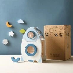 Epik Früh Pädagogisches Lernen Spielzeug Holz Rockets Bausteine Spielzeug Für Kinder, Für Baby Spiel -Epik 29746792 06