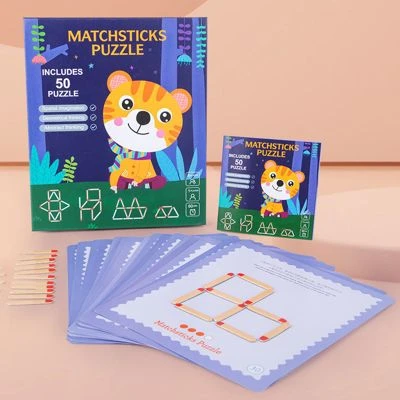 Epik Mathematisches Denklogik-Trainingsspielzeug Magnetisches Streichholz 2 Epik Mathematisches Denklogik-Trainingsspielzeug Magnetisches Streichholz – Bild 2