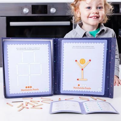 Epik Mathematisches Denklogik-Trainingsspielzeug Magnetisches Streichholz 3 Epik Mathematisches Denklogik-Trainingsspielzeug Magnetisches Streichholz – Bild 3