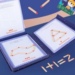 Epik Mathematisches Denklogik-Trainingsspielzeug Magnetisches Streichholz 10 Epik Mathematisches Denklogik-Trainingsspielzeug Magnetisches Streichholz -Epik 29863034 05