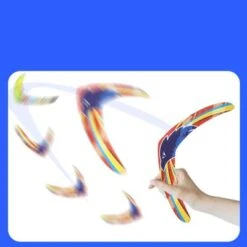 Epik 1PC Zufällige Farbe V Bumerang Outdoor-Sportspielzeug -Epik 29863046 03