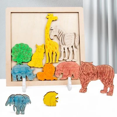 Epik Puzzle Für Kinder Graffiti-Tierpuzzle Für Kinder Zum Selbermachen Mit Farbigem Blei 3 Epik Puzzle Für Kinder Graffiti-Tierpuzzle Für Kinder Zum Selbermachen Mit Farbigem Blei – Bild 3