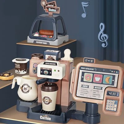 Epik 40STÜCKE Spielhaus Küchenspielzeug Set Für Kinder Mini Eiscreme Supermarkt Donut Kaffeemaschine 3 Epik 40STÜCKE Spielhaus Küchenspielzeug Set Für Kinder Mini Eiscreme Supermarkt Donut Kaffeemaschine – Bild 3