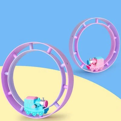 Epik Purzelbahn Rundschienenzug Kinder Aufziehbarer Cartoon Spielzeugtriebwagen 3 Epik Purzelbahn Rundschienenzug Kinder Aufziehbarer Cartoon Spielzeugtriebwagen – Bild 3