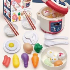Epik Kinder Spielen Haus Simulation Kleine Küche Reiskocher Spielzeug Set Kochen Mini Lebensmittel Set Spielzeug Für Kinder