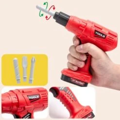 Epik Kinder Werkzeug Kasten Spielzeug Set Simulation Reparatur Elektrische Bohrer Schrauben Dreher Werkzeug Set Box -Epik 30349258 03