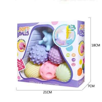 Epik Baby Greifball Spielzeug Babyweicher Gummi-Touch-Ball 2 Epik Baby Greifball Spielzeug Babyweicher Gummi-Touch-Ball – Bild 2