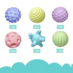 Epik Baby Greifball Spielzeug Babyweicher Gummi-Touch-Ball 8 Epik Baby Greifball Spielzeug Babyweicher Gummi-Touch-Ball -Epik 30349260 03