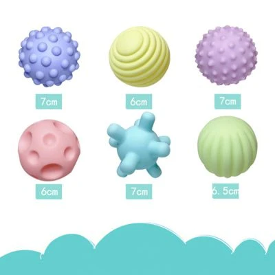 Epik Baby Greifball Spielzeug Babyweicher Gummi-Touch-Ball 3 Epik Baby Greifball Spielzeug Babyweicher Gummi-Touch-Ball – Bild 3