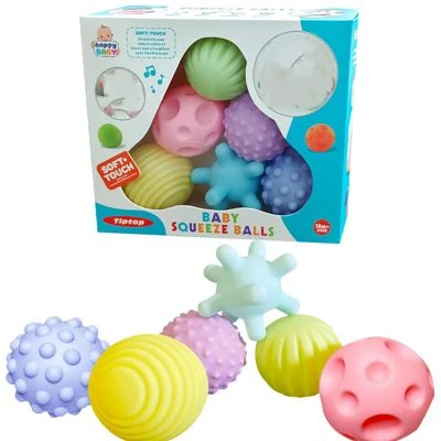 Epik Baby Greifball Spielzeug Babyweicher Gummi-Touch-Ball 6 Epik Baby Greifball Spielzeug Babyweicher Gummi-Touch-Ball – Bild 6