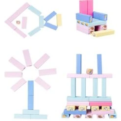 Epik Jenga Holzspielzeug Für Kinder Bausteine Der Frühkindlichen Bildung -Epik 30349284 04