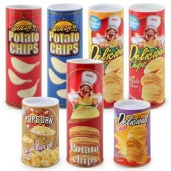 Epik 1 Los 1 Packung Witz Trick Kartoffelchips Hüpfende Schlange Magische Kartoffel-Chips-Cans Schlange Spielzeug -Epik 30449000 06