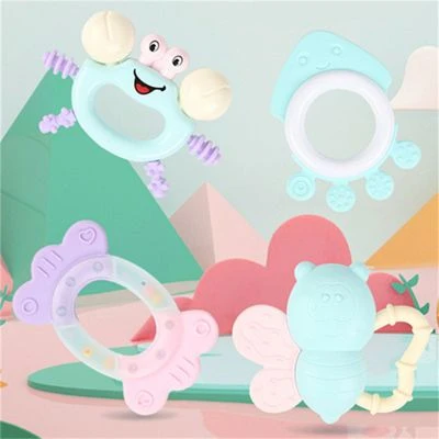 Epik Babyspielzeug Beißring Handgriff Rassel Bettglocke 12 Baby-Rassel-Beißring 3 Epik Babyspielzeug Beißring Handgriff Rassel Bettglocke 12 Baby-Rassel-Beißring – Bild 3