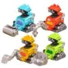 Epik Presse Trägheit Roboter Engineering Auto Kinder Lernspielzeug Weltraum Mond Roboter Presse Technik Auto Kinderspielzeug