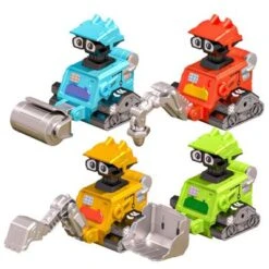 Epik Presse Trägheit Roboter Engineering Auto Kinder Lernspielzeug Weltraum Mond Roboter Presse Technik Auto Kinderspielzeug