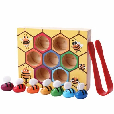 Epik Clip The Bee Spiel Farbzuordnungsspielzeug Holzspiel Zum Fangen Von Insekten Lernspielzeug Für Kinder 1 Epik Clip The Bee Spiel Farbzuordnungsspielzeug Holzspiel Zum Fangen Von Insekten Lernspielzeug Für Kinder