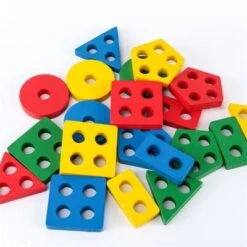 Epik Holz Mit Geometrischen Formen Blockspielzeug Kinder Holz Montessori Spielzeug Lernspielzeug Stapel Holzspielzeug 7 Epik Holz Mit Geometrischen Formen Blockspielzeug Kinder Holz Montessori Spielzeug Lernspielzeug Stapel Holzspielzeug -Epik 30597155 04