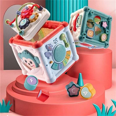 Epik Multifunktionales Baby-Spielzeugklopfer Handschlagtrommel Baby-Bausteine Für Das Trommeln 2 Epik Multifunktionales Baby-Spielzeugklopfer Handschlagtrommel Baby-Bausteine Für Das Trommeln – Bild 2