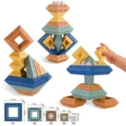 Epik Gummibauklötze Kinderbausteine Stapelspielzeug Weiche Gummibauklötze Früherziehung Pädagogisch Kreativ Stapelspielzeug 9 Epik Gummibauklötze Kinderbausteine Stapelspielzeug Weiche Gummibauklötze Früherziehung Pädagogisch Kreativ Stapelspielzeug -Epik 30597198 04