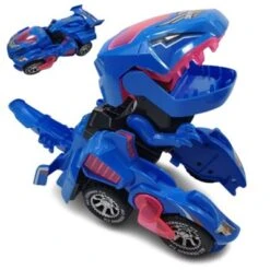 Epik Glühen Sie Mit Musik Coolem Deformations-Dinosaurier-Auto Leuchtendes Deformiertes Spielzeugautos