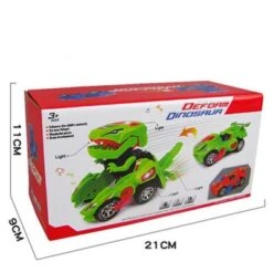 Epik Glühen Sie Mit Musik Coolem Deformations-Dinosaurier-Auto Leuchtendes Deformiertes Spielzeugautos -Epik 30597209 04