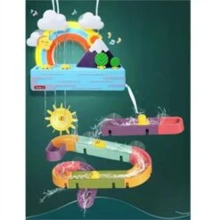 Epik DIY Slip Slide Licht- Und Musikspielset Badespielzeug Wasser Spielbahn Spielzeug Baby Badespielzeug 10 Epik DIY Slip Slide Licht- Und Musikspielset Badespielzeug Wasser Spielbahn Spielzeug Baby Badespielzeug -Epik 30597213 05