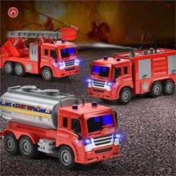 Epik Große Feuer Lkw Spielzeug Stadt Engineering Fahrzeug Set Wasser Spritzbares Simulation Elektrisches Feuerwehrauto Spielzeug -Epik 30665363 03