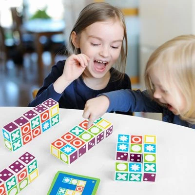 Epik Kinder Interaktives Spielzeug Passenden Blöcken Spiel Dreidimensionales Puzzle-Gedächtnis-Trainingsspiel Für Kinder 3 Epik Kinder Interaktives Spielzeug Passenden Blöcken Spiel Dreidimensionales Puzzle-Gedächtnis-Trainingsspiel Für Kinder – Bild 3