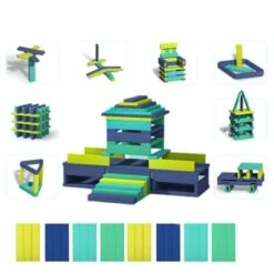 Epik Bauklötzchenstreifen Lernspielzeug DIY Kreatives Blockspielzeug Für Kinder