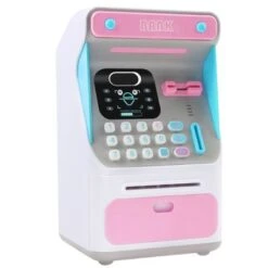 Epik Gesichtserkennung Mini ATM Elektronisches Sparschwein Münze Bargeld Mini ATM Bank Spardosen