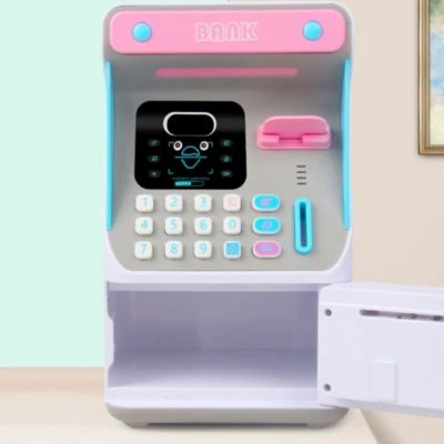 Epik Gesichtserkennung Mini ATM Elektronisches Sparschwein Münze Bargeld Mini ATM Bank Spardosen 2 Epik Gesichtserkennung Mini ATM Elektronisches Sparschwein Münze Bargeld Mini ATM Bank Spardosen – Bild 2