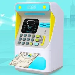Epik Gesichtserkennung Mini ATM Elektronisches Sparschwein Münze Bargeld Mini ATM Bank Spardosen 8 Epik Gesichtserkennung Mini ATM Elektronisches Sparschwein Münze Bargeld Mini ATM Bank Spardosen -Epik 30853557 03