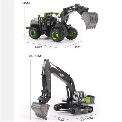 Epik Simulation Auto Modell Trägheit Bagger Spielzeug Große Legierte Baufahrzeuge Für Kinder 5 Epik Simulation Auto Modell Trägheit Bagger Spielzeug Große Legierte Baufahrzeuge Für Kinder – Bild 5
