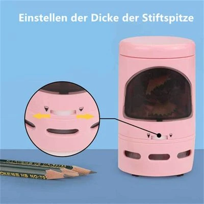 Epik 2-in-1 Desktop Automatischer Bleistiftspitzer Multifunktionaler Tragbarer Elektrischer Bleistiftspitzer 2 Epik 2-in-1 Desktop Automatischer Bleistiftspitzer Multifunktionaler Tragbarer Elektrischer Bleistiftspitzer – Bild 2