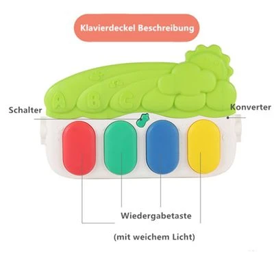 Epik Multifunktionales Pedalklavier-Fitness-Rahmenspielzeug Neugeborenes Baby Pedal Klavierspielmatte 3 Epik Multifunktionales Pedalklavier-Fitness-Rahmenspielzeug Neugeborenes Baby Pedal Klavierspielmatte – Bild 3