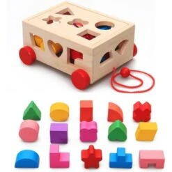 Epik Holzspielzeug Intelligenz-Box Kinderspielzeug Kinderspielzeug Multifunktionale Holz Schiebespielzeug