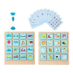 Epik Holz-Karten Sofortspeicherkarte Brettspiele Holz Memory Schach Kinder Denkspiele