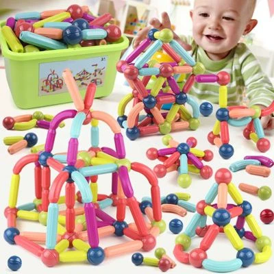 Epik Starke Magnetische Bauklötze Kinder Magnetspielzeug Pädagogische Hundert ändern Magnetischen Stick Magnetische Stäbe 130 Stück Verpackt 2 Epik Starke Magnetische Bauklötze Kinder Magnetspielzeug Pädagogische Hundert ändern Magnetischen Stick Magnetische Stäbe 130 Stück Verpackt – Bild 2