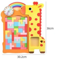 Epik Puzzle Für Kinder Aus Holz Steckspiel Steckpuzzle Giraffen-Puzzle-Blöcke Aus Holz Für Kinder 9 Epik Puzzle Für Kinder Aus Holz Steckspiel Steckpuzzle Giraffen-Puzzle-Blöcke Aus Holz Für Kinder -Epik 30997814 05