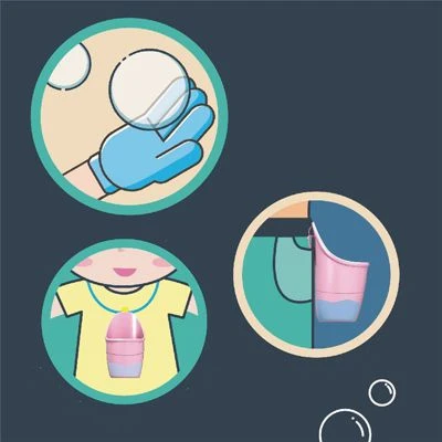 Epik Smoke Bubble Machine Seifenblasenpistole Sprühblasen-Stick Kinderspielzeug 3 Epik Smoke Bubble Machine Seifenblasenpistole Sprühblasen-Stick Kinderspielzeug – Bild 3