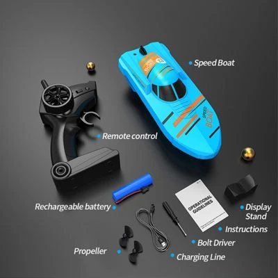 Epik Motorboot Schnellboot Mit Lichtern Racing 2.4GHz Fernsteuerung Von Speedbooten 5 Epik Motorboot Schnellboot Mit Lichtern Racing 2.4GHz Fernsteuerung Von Speedbooten – Bild 5