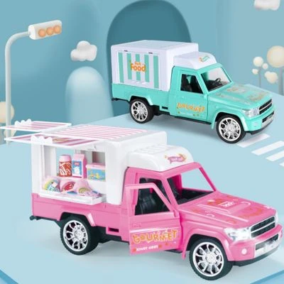 Epik Kindersimulation Eiswagen Spielzeug Elektrische Licht-Musik-Fernbedienung Dessert-Auto 3 Epik Kindersimulation Eiswagen Spielzeug Elektrische Licht-Musik-Fernbedienung Dessert-Auto – Bild 3