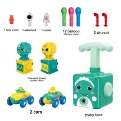 Epik Ballon Power Aero Wissenschaft Lernspiel Air Power Car Kinderspielzeug