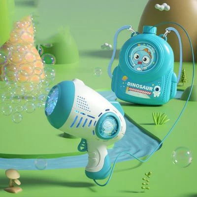 Epik Kindersommer Dinosaurier Seifenblasenmaschine Großes Fassungsvermögen Rucksack Mit Schulter Handheld Raum Seifenblasenpistole 2 Epik Kindersommer Dinosaurier Seifenblasenmaschine Großes Fassungsvermögen Rucksack Mit Schulter Handheld Raum Seifenblasenpistole – Bild 2