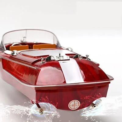 Epik Vintage-Fernbedienung Kabellose Elektrische Bewegung Hohe Geschwindigkeit 2.4G Speedboat Modell Kinderspielzeug 2 Epik Vintage-Fernbedienung Kabellose Elektrische Bewegung Hohe Geschwindigkeit 2.4G Speedboat Modell Kinderspielzeug – Bild 2